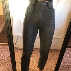 High rise jeans